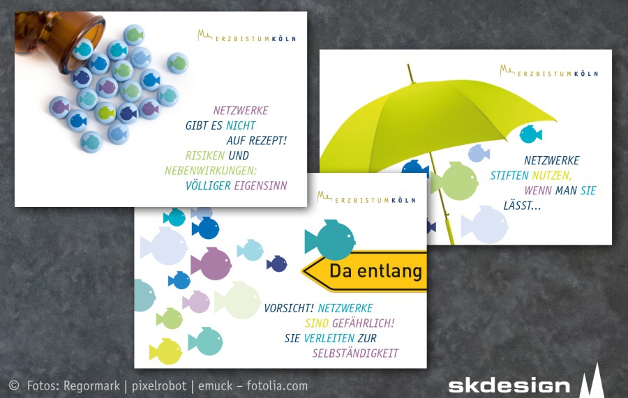 EBK Altenpastoral Postkartenserie Beispiele – Gestaltung: skdesign